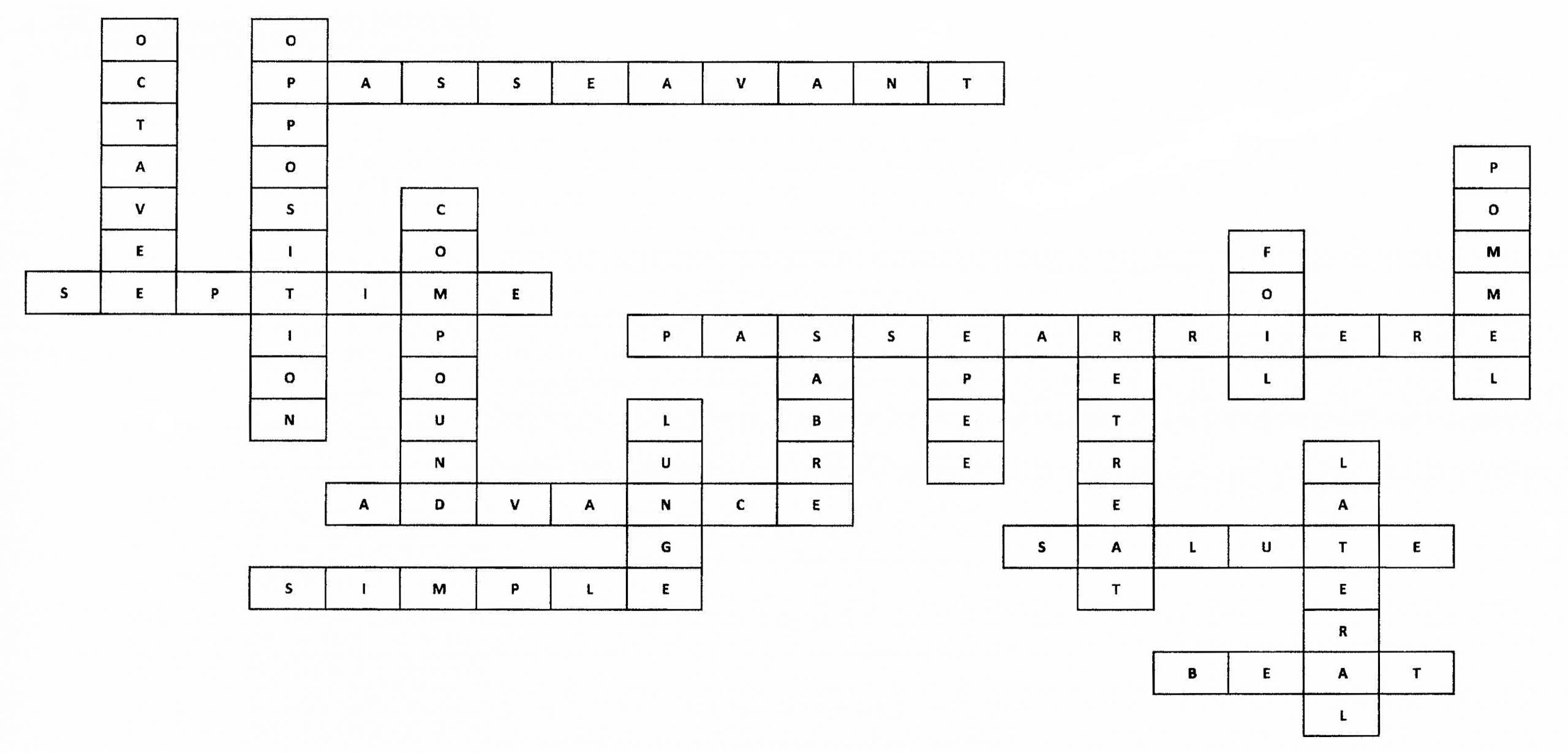Fencing Crossword Puzzle Solution Scaled 